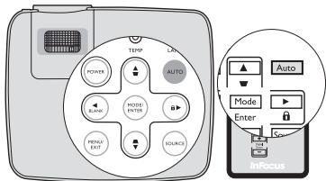 INFOCUS X17 - Réglage automatique de l'image - 1