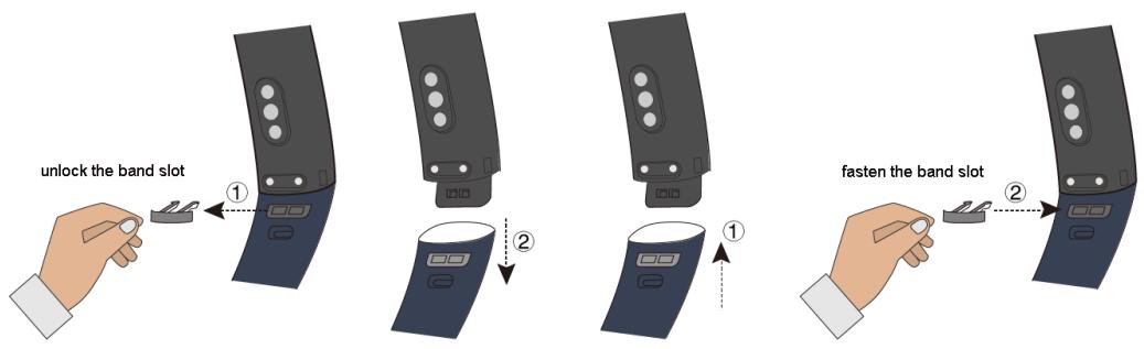 HUAWEI OB01574 - Régler ou remplacer la sangle - 1