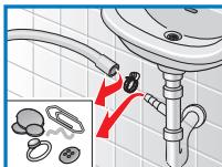 SIEMENS Wi14S421FF - Flexible d'écoulement au niveau du siphon - 1