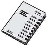 SANYO CG100 - VÉRIFICATION DES ACCESSOIRES INCLUS - 7