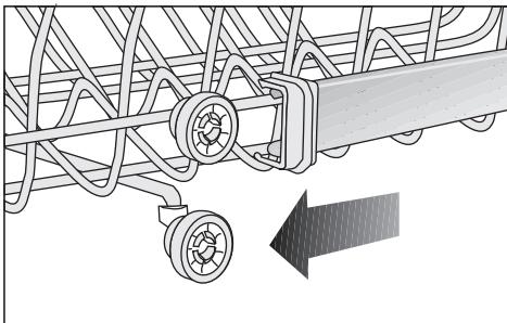 DARTY BDFS26120WQ - Height setting with empty basket - 2