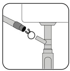 DARTY BDFS26120WQ - Connection to the drain - 1