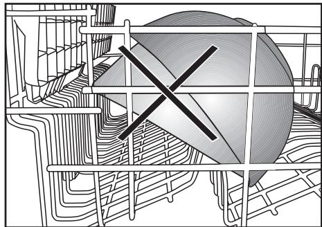 DARTY BDFS26120WQ - Placing the dishes into the dishwasher - 4