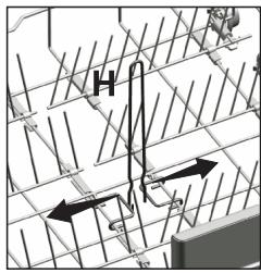 DARTY BDFS26120WQ - Lower basket bottle wire - 1