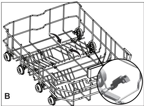 DARTY BDFS26120WQ - Collapsible lower basket tines - 2