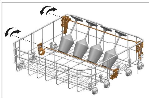 DARTY BDFS26120WQ - Lower Basket Glass Holder - 1