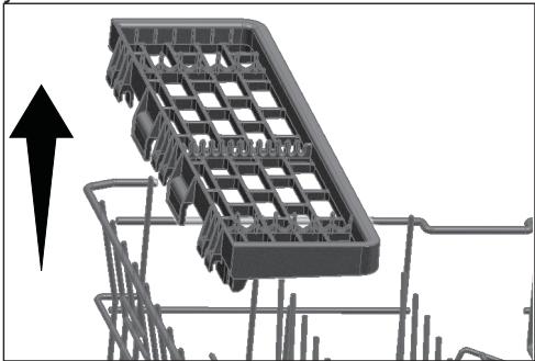 DARTY BDFS26120WQ - Upper basket multipurpose service rack - 2