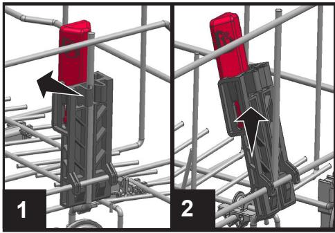 DARTY BDFS26120WQ - Tray Washing Support - 2