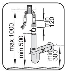 DARTY BDFS26120WQ - Connection to the drain - 4