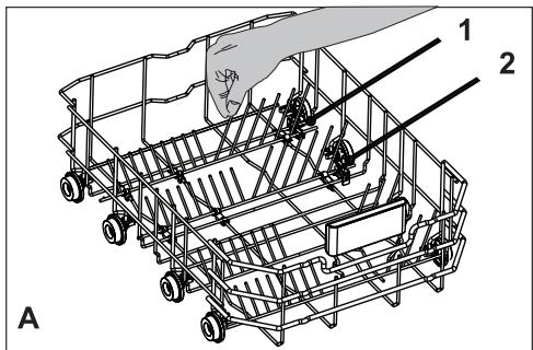 DARTY BDFS26120WQ - Collapsible lower basket tines - 1