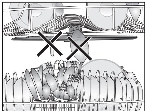 DARTY BDFS26120WQ - Placing the dishes into the dishwasher - 6