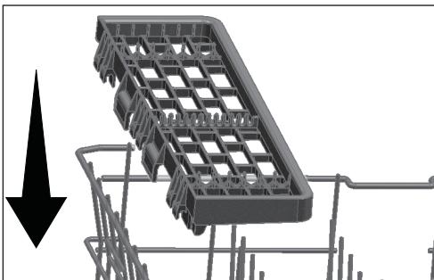 DARTY BDFS26120WQ - Upper basket multipurpose service rack - 3