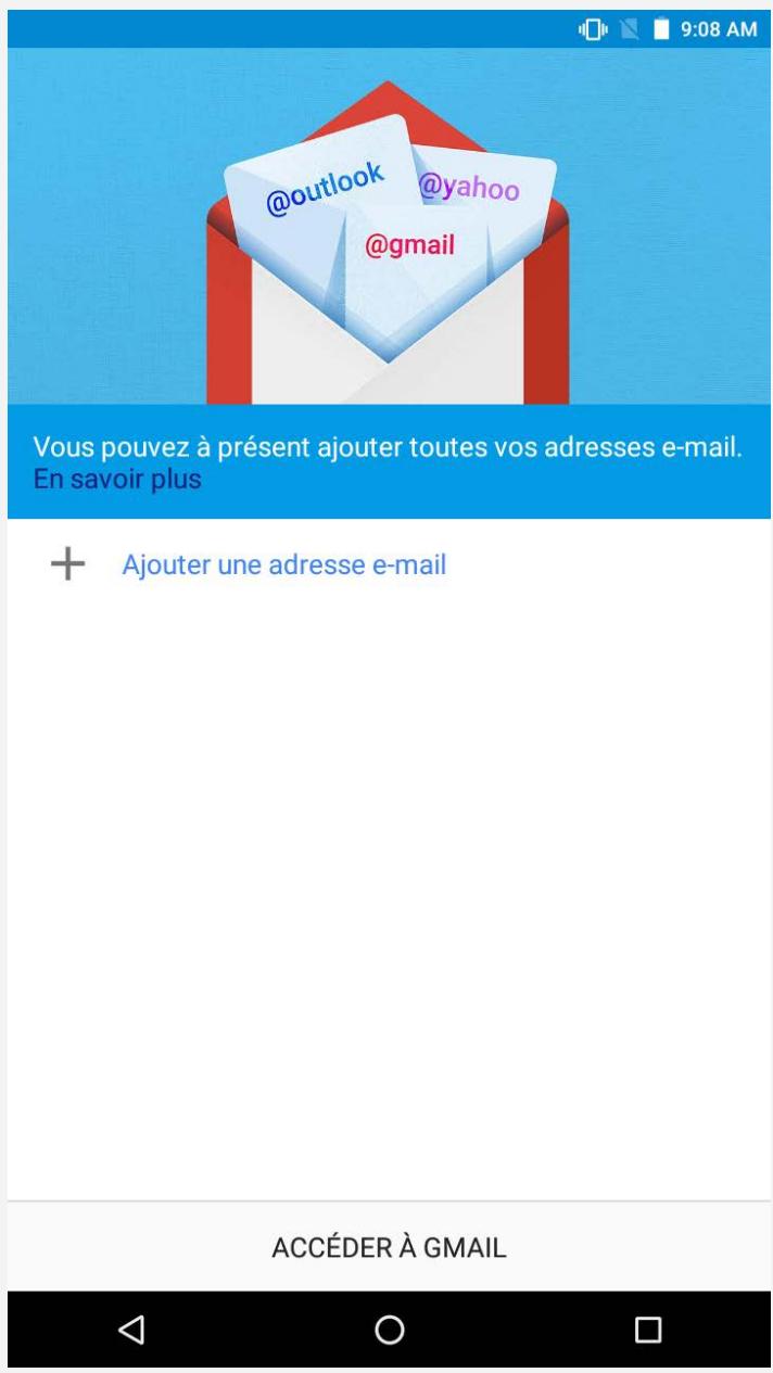 LENOVO TB-7504F - Configuration d'un compte gmail - 1