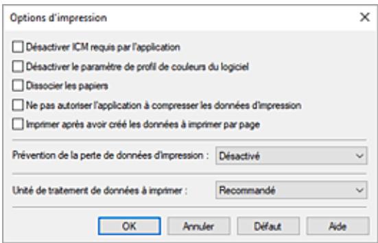 CANON G550 - Modification des paramètres de l'imprimante depuis votre ordinateur (windows) - 2