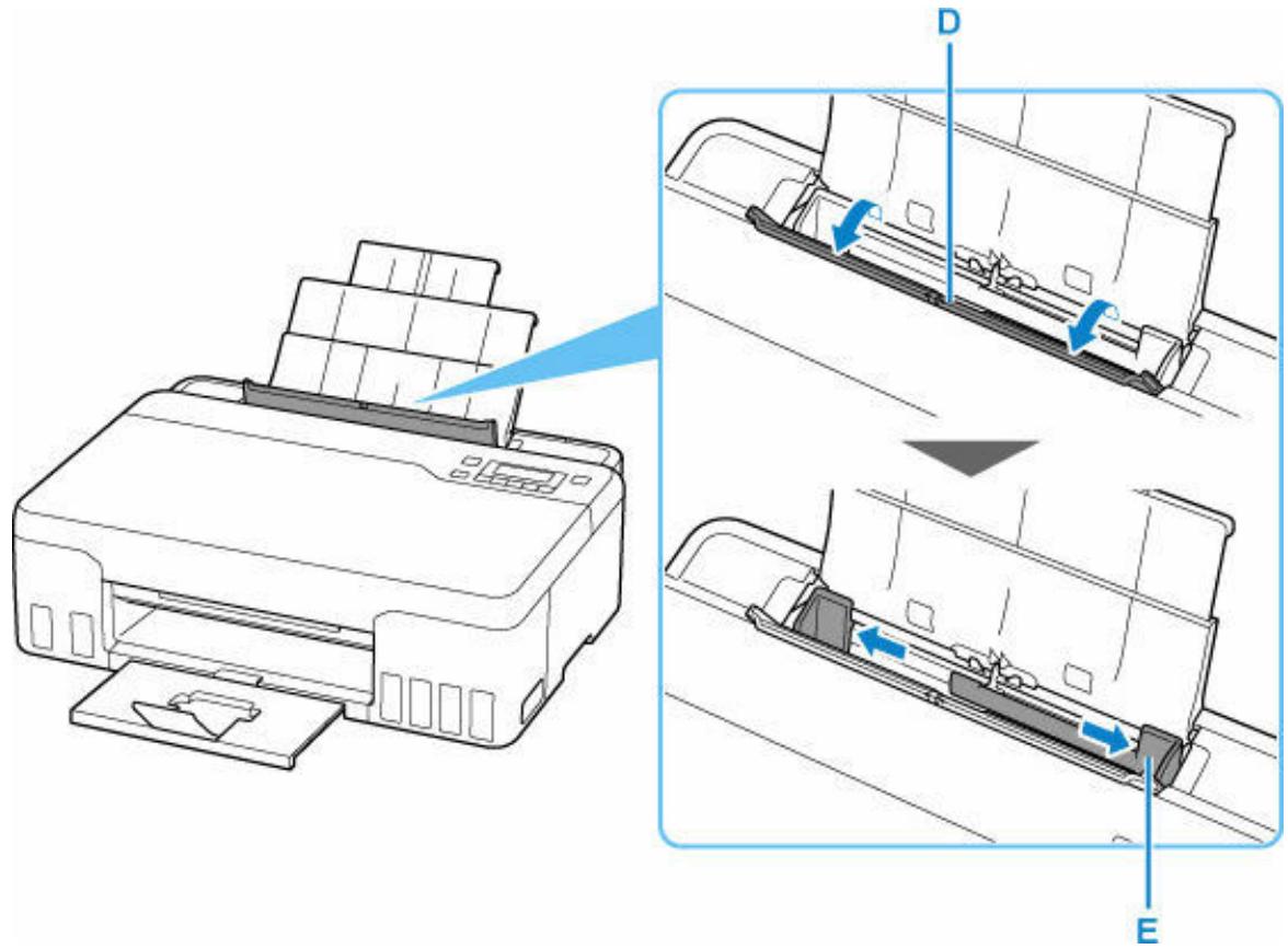 CANON G550 - Tirez vers le haut et repliez le support papier (a) - 3