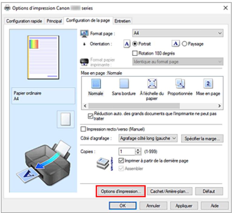 CANON G550 - Modification des paramètres de l'imprimante depuis votre ordinateur (windows) - 1