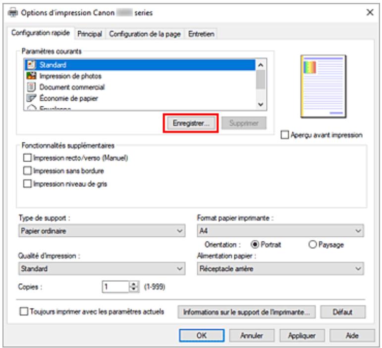 CANON G550 - Cliquez sur enregistrer... - 1