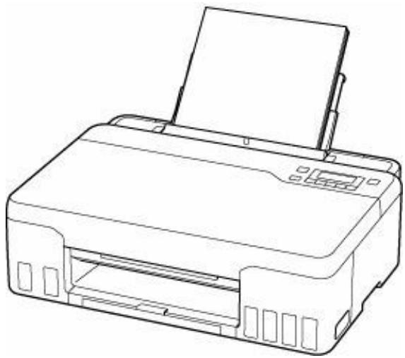 CANON G550 - Après le chargement du papier : - 1