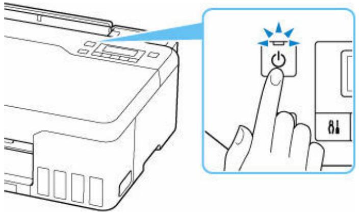 CANON G550 - Mise hors tension de l'imprimante - 1