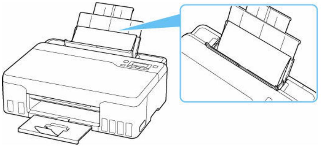 CANON G550 - Contrôle 6 vérifiez qu'aucun objet ne se trouve dans le réceptacle arrêté. - 2