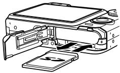 CASIO EX-Z750 - Remplacer la carte mémoire - 1