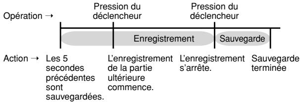 CASIO EX-Z750 - Enregistrement d'une action passée (mode séquence rétro) - 1
