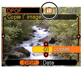 CASIO EX-Z750 - Régler les paramètres d'impression pour une seule photo - 3