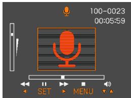 CASIO EX-Z750 - Écoute d'un fichier vocal - 1