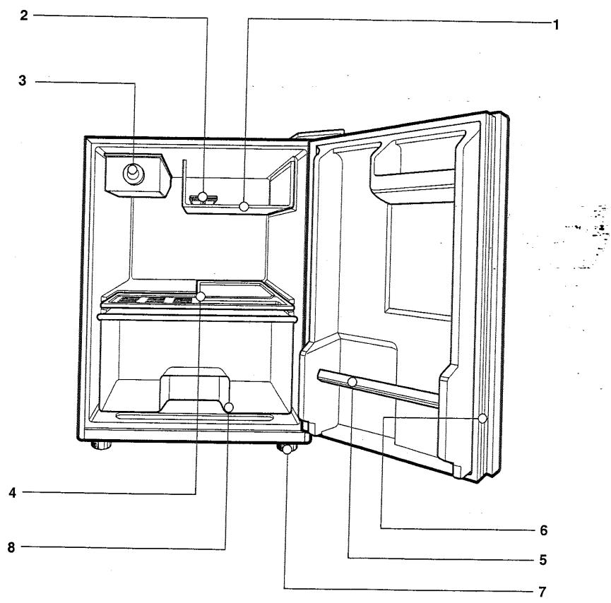 LG-GOLDSTAR GR-051KWBC - SCHEMA Explicatif - 1