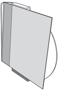 DENON DP-400 - Positionner le couvercle anti-poussière comme indiqué dans la figure ci-dessous pour l'insérer dans la rainure du support du couvercle anti-poussière. - 6