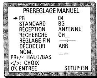PROLINE DVCR 100 S - Réglage - 3
