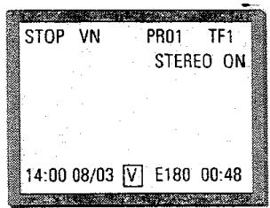 PROLINE DVCR 100 S - Affichage de l'horloge / du compteur - 1