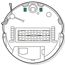 IROBOT J9+ - Cleaning the charging contacts, sensors, Camera window and pad shelf - 2