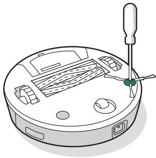 IROBOT J9+ - Limpieza del cepillo para esquinas y cordes - 1