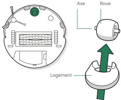 IROBOT J9+ - Nettoyage de la roue avant - 1