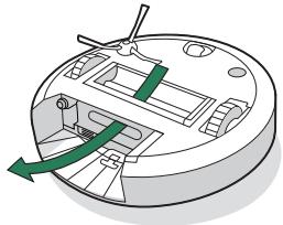 IROBOT J9+ - Reinigen der Sensoren für einen vollen Aufgangbehälter - 5
