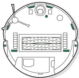 IROBOT J9+ - Pulizia dei contatti di ricarica, dei sensori, della finestra della videocamera e dell'alloggiamento del panno - 3