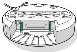 IROBOT J9+ - Reinigen der Sensoren für einen vollen Aufgangbehälter - 2