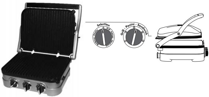 CUISINART GR4 E PRO G - Fonction grillade - 1