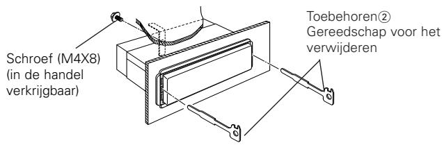 KENWOOD KDC-4021 - Verwijden van het toestel - 1