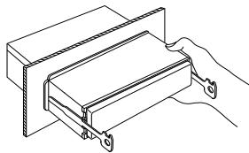KENWOOD KDC-4021 - Verwijden van het toestel - 5