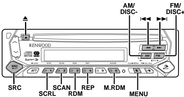 KENWOOD KDC-4021 - Functies voor CD/externe diskbediening - 1