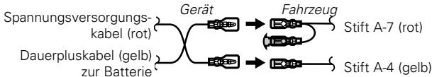 KENWOOD KDC-4021 - WARNUNG Anschlieben des ISO-Steckers (siehe S.51) - 2