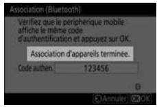 NIKON Z 61I - Appareil photo/périphérique ios : suivez les instructions à l'écran pour effectuer l'association. - 1
