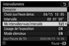 NIKON Z 61I - Choisissez le nombre de prises de vues par intervalle. - 1