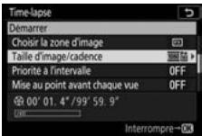 NIKON Z 61I - Choisissez la taille d'image et la cadence. - 1