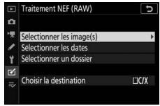 NIKON Z 61I - Choisissez la méthode de sélection des images. - 1