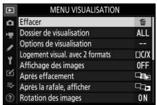 NIKON Z 61I - Placez le curseur dans le menu sélectionné. - 2