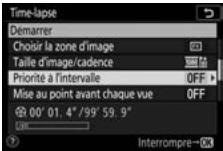 NIKON Z 61I - Choisissez une option de priorité à l'intervalle. - 1