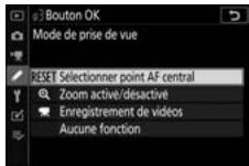 NIKON Z 61I - G3: bouton OK - 1
